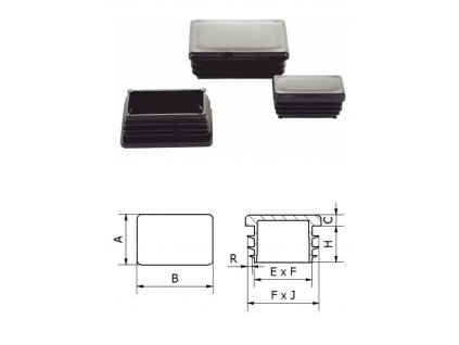 Krytka plastová 30 mm x 100 mm