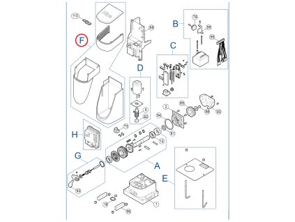 SPCG008700 kit krytu pre SLH400