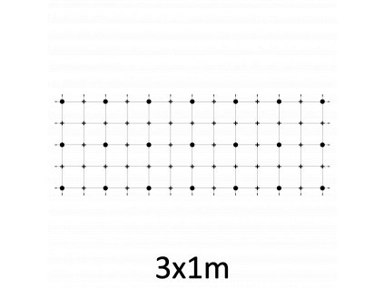 Montážní sada pro zelenou stěnu - nerez, rozměr 3x1m. Set obsahuje: EB1-GW01 (21ks), PVC-LA4 (36ks), EB2-LA4 (35m), EB1-NX4 (44ks)