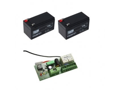KIT nabíječky pro BRUSHLESS 24V pohony pos. bran, 2 x BT12V12