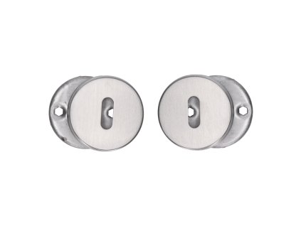 Okrúhla rozeta na dózický zámok (ø 52mm), bal.: 1 pár, brúsená nerez K320 /AISI304