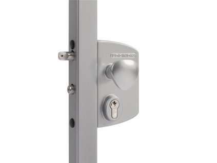 Kazetový elektrický zámek Fail Close na čtvercový profil (Locinox farba ZILV)