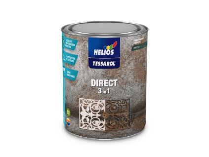 TESSAROL DIRECT 3v1, RAL9005 2.5l