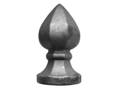 Šiška ozdobná 185 mm, podstavec ø 100 mm, plná.