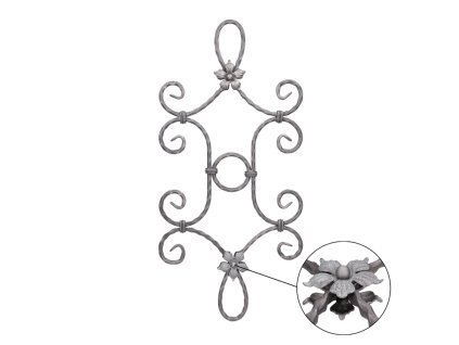 Ornament 800x385mm, profil 12x12mm, oboustranný