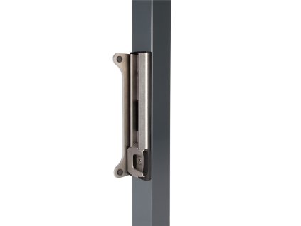 LOCINOX® SFKB dorazová lišta pre zadlabávacie zámky FORTYLOCK, FIFTYLOCK, SIXTYLOCK, zvýšená bezpečnosť, pre profil 40x40 - 60x60 mm, materiál: nerezová oceľ (locinox farba alum)
