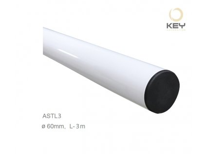 Rameno hliníkové bílé L-3 m, ø60 mm pro závoru ALT324KF