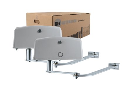 MEWAKIT3 sada pákových pohonů pro dvoukřídlou bránu do 4 m/kř., 2x SN-50, 1x CT-202, 1x RX4, 1 pár FT-32, 2x SUB-44R