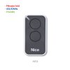 Nice INTI vysílač ERA INTI 2-kanálový černý plovoucí kód, 56 x 30 x 9,5 mm, 433,92 MHz