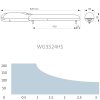 HI-SPEED - velmi rychlý pohon pro křídlovou bránu do 3m/křídla, WG3524HS (24V, 120W, 1500N)