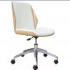 Kancelárska stolička Giulia CH606GW pravá koža, biela