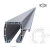 C profil 95x100mm, materiál EN AW-6060 T66, přírodní hliník bez povrchové úpravy, cena za kus