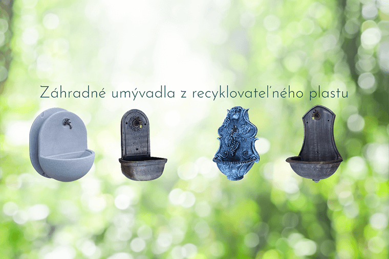 Plastové záhradné umývadla