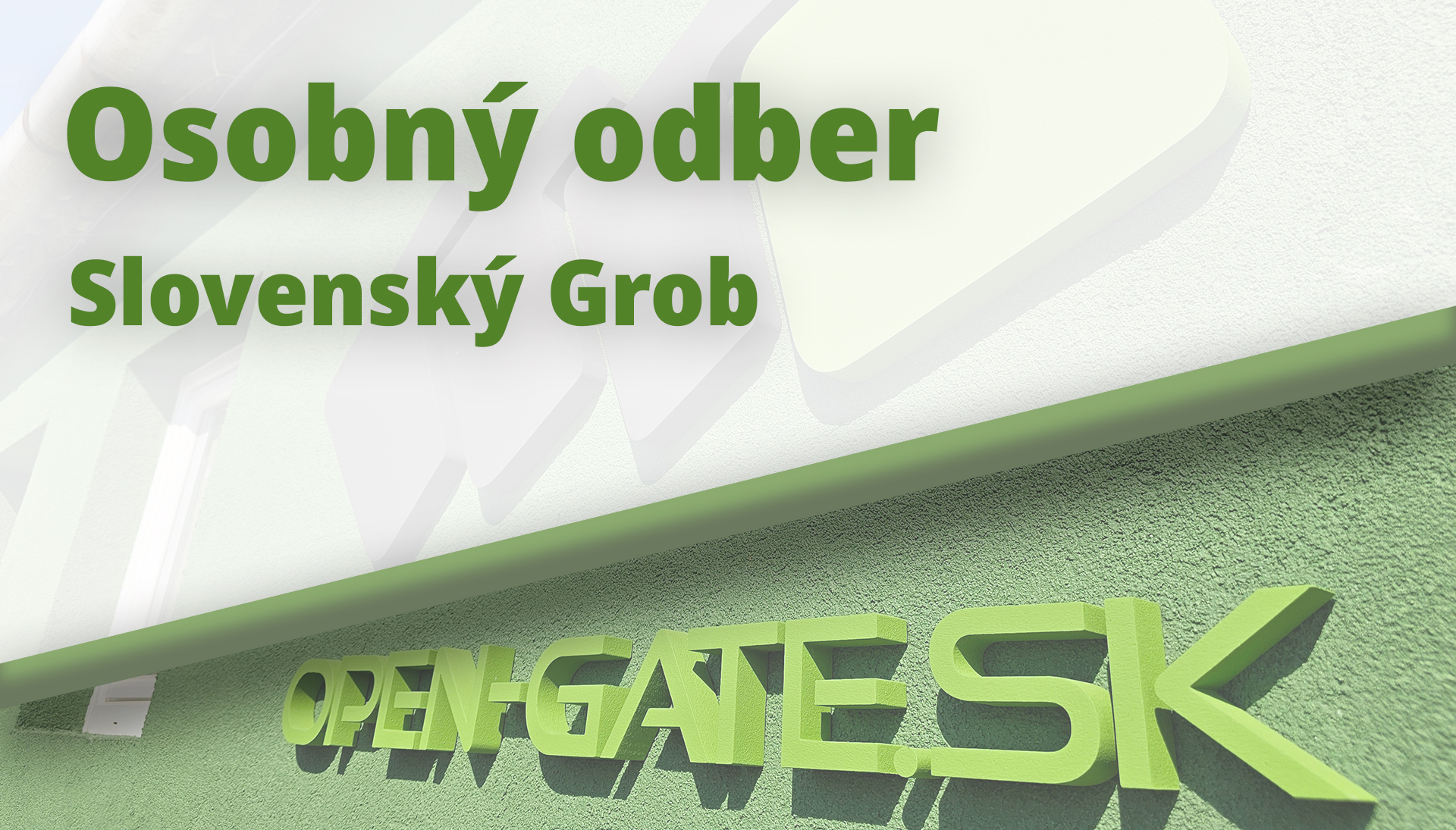Osobný odber Slovenký grob