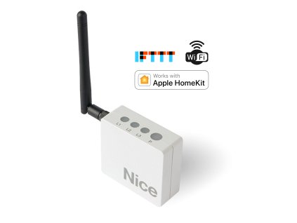 IT4WIFI inteligentný WIFI prijímač pre ovládanie pohonu NICE s rozhraním IBT4N. Kompatibilné s Apple HomeKit a IFTTT. max počet užívateľov: android 20 ,IOS 16