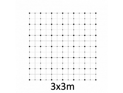 Montážna sada pre zelenú stenu - nerez, rozmer 3x3m. Set obsahuje: EB1-GW01 (49ks); PVC-LA4 (52ks); EB2-LA4 (100m); EB1-GWS4 (84ks)