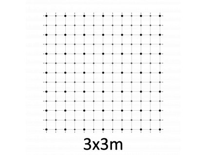 Montážna sada pre zelenú stenu - nerez, rozmer 3x3m. Set obsahuje: EB1-GW02 (49ks), EB2-LA3 (100m), PVC-LA3 (52ks), EB1-NX3 (120ks)