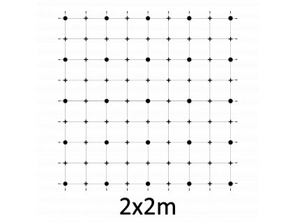 Montážna sada pre zelenú stenu - nerez, rozmer 2x2m. Set obsahuje: EB1-GW01 (25ks), PVC-LA4 (36ks), EB2-LA4 (45m), EB1-NX4 (56ks)