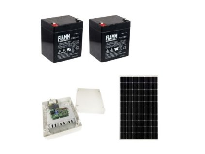 Hybridný invertor pre 2 BRUS. 24V pohony + 230V + panel 30W + 2 x BT12V45