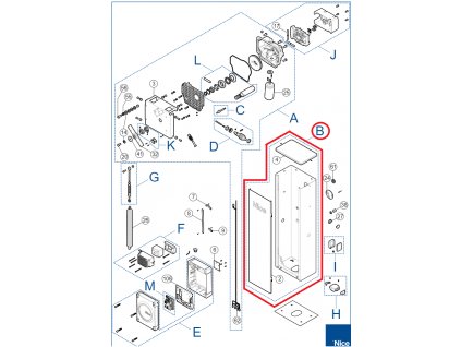 SPCAB02200 kit krytu pre závoru WIDEM