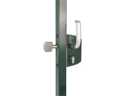 Povrchový zámok, pre profil 80 x 80 mm (Locinox farba 9005)