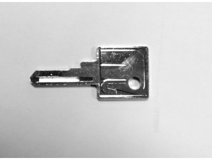 kľúč zámku značky KEY surový-nevybrusený, pre pohony aj klučové spínače