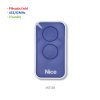 Nice INTI2B vysielač ERA INTI 2-kanálový modrý, 433,92 MHz, plávajúci kód, 56x30x9,5mm