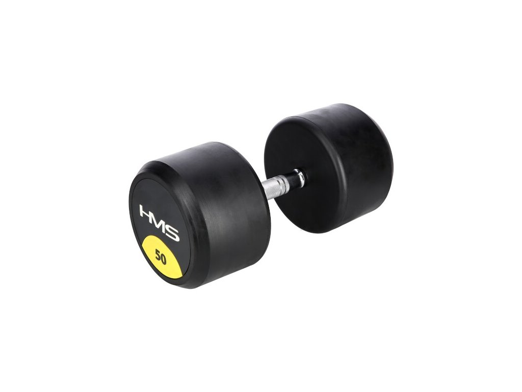 Pogumovaná jednoruční činka HMS HG Pro 50 kg