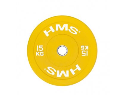 Barevný bumper kotouč HMS CBR 15 kg