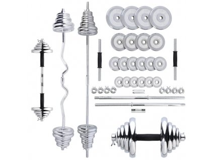 Činkový set v kufru HMS STC55 55 kg chrom