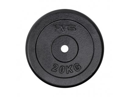Černý litinový kotouč HMS 20 kg