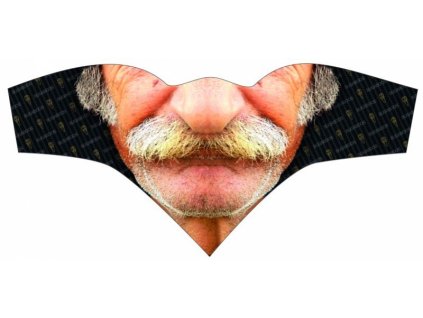 Šátek HAVEN trojcípý Bugaboos Moustache