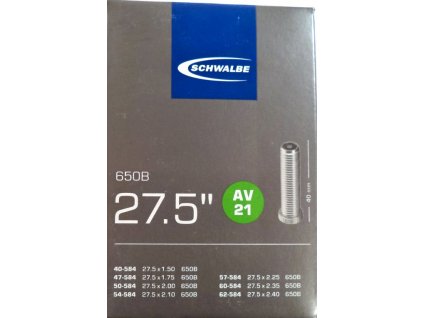 Duše SCHWALBE AV21 27.5"x1.50-2.40 (40/62-584) AV/40mm