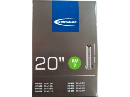 Duše SCHWALBE AV7 20"x1.50-2.00 (40-406/54-428) AV/40mm