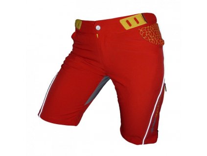 Kalhoty krátké dámské HAVEN SINGLETRAIL WMS červené s cyklovložkou