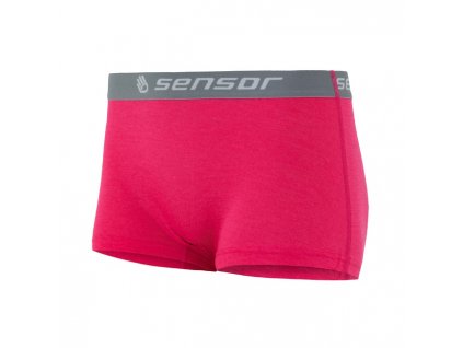 Kalhotky dámské SENSOR MERINO ACTIVE s nohavičkou magenta