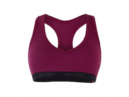 Podprsenka SENSOR MERINO DOUBLE FACE lilla