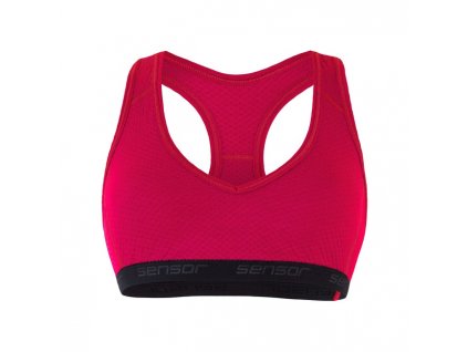 Podprsenka SENSOR MERINO DOUBLE FACE magenta