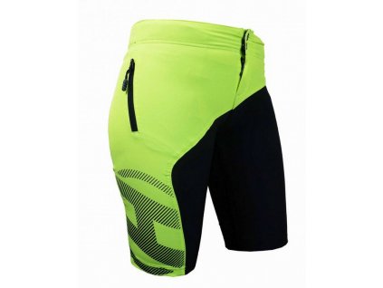 Kalhoty krátké unisex HAVEN PURE WMS černo/zelené (Velikost L)