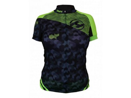 Dres krátký dámský HAVEN SINGLETRAIL černo/zelený