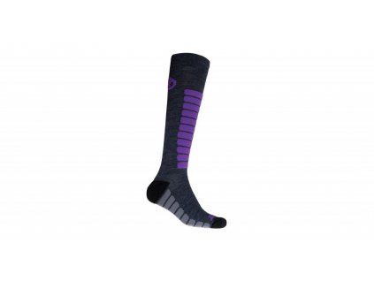 Ponožky SENSOR ZERO MERINO šedo/fialové (Velikost 3/5)