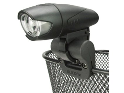 Držák světla KlickFix Light Clip pro koše černý