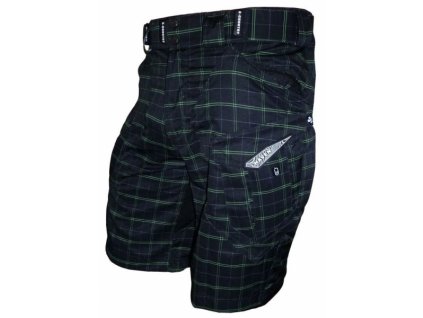 Kalhoty krátké pánské HAVEN Cubes II černo/zelené