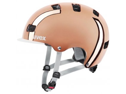 Přilba UVEX HLMT 5 Bike Pro růžově chromová