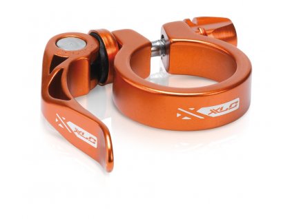 Objímka sedlovky XLC PC-L04 34,9mm Al rychloupínák oranžová