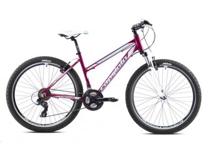 Horské jízdní kolo Capriolo MONITOR Lady FSL 26"/17HT bordo-bílo-tyrkysové (2021)