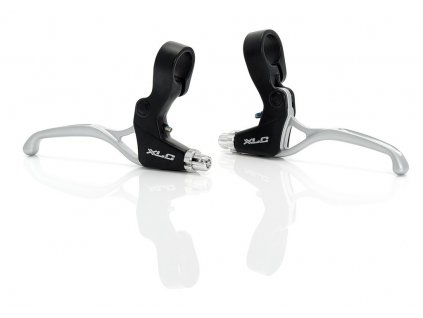 Brzdové páky XLC BL-V05 P+L V-br. pro otočnou rukojeť Al černo/stříbrné
