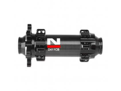 Náboj Novatec D411CB 28d carbon přední