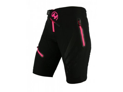 Kalhoty krátké dámské HAVEN ENERGY černo/růžové s cyklovložkou