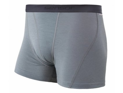 Boxerky SENSOR MERINO ACTIVE šedé